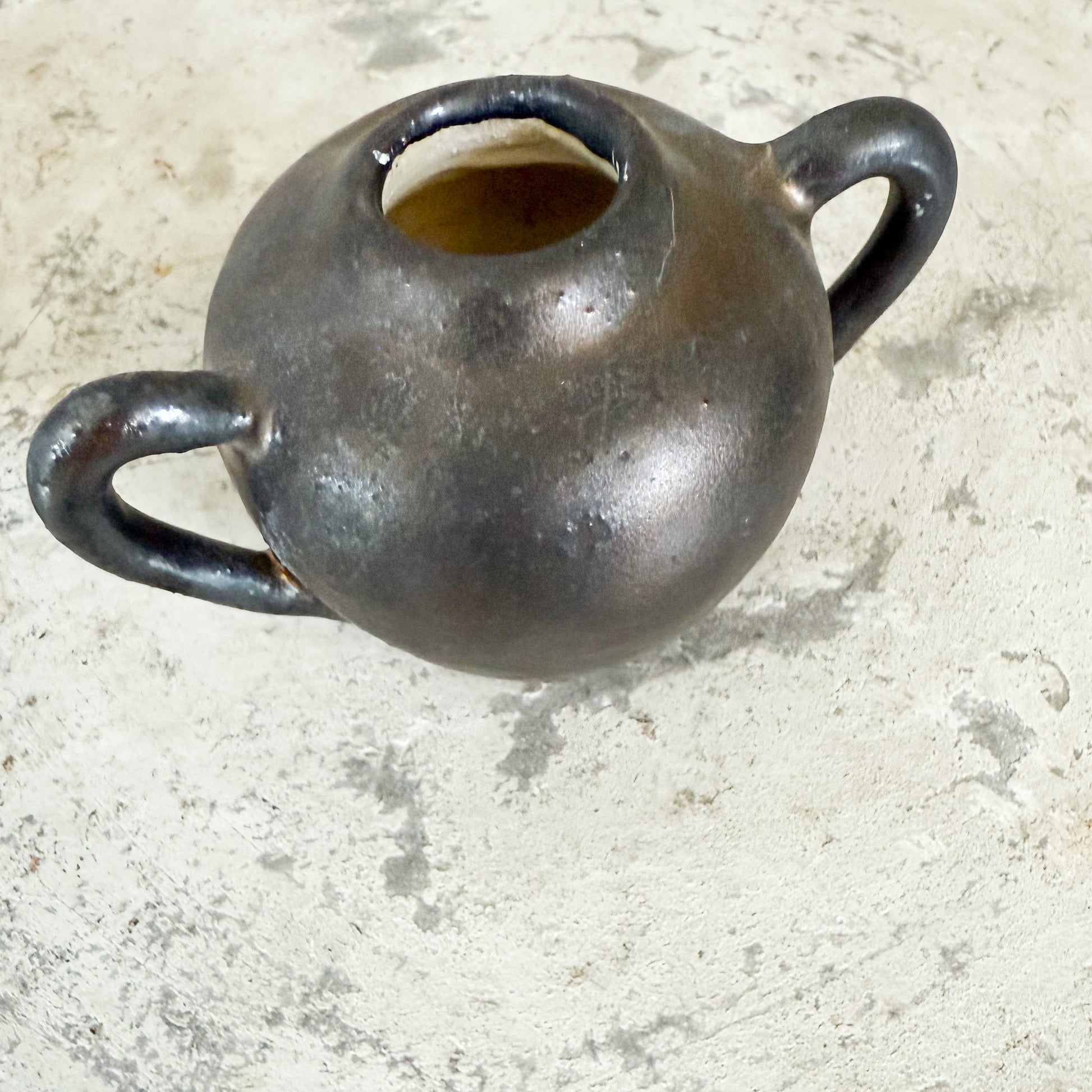 Stella Organic Modern Artisan Handmade Clay Stem Vase