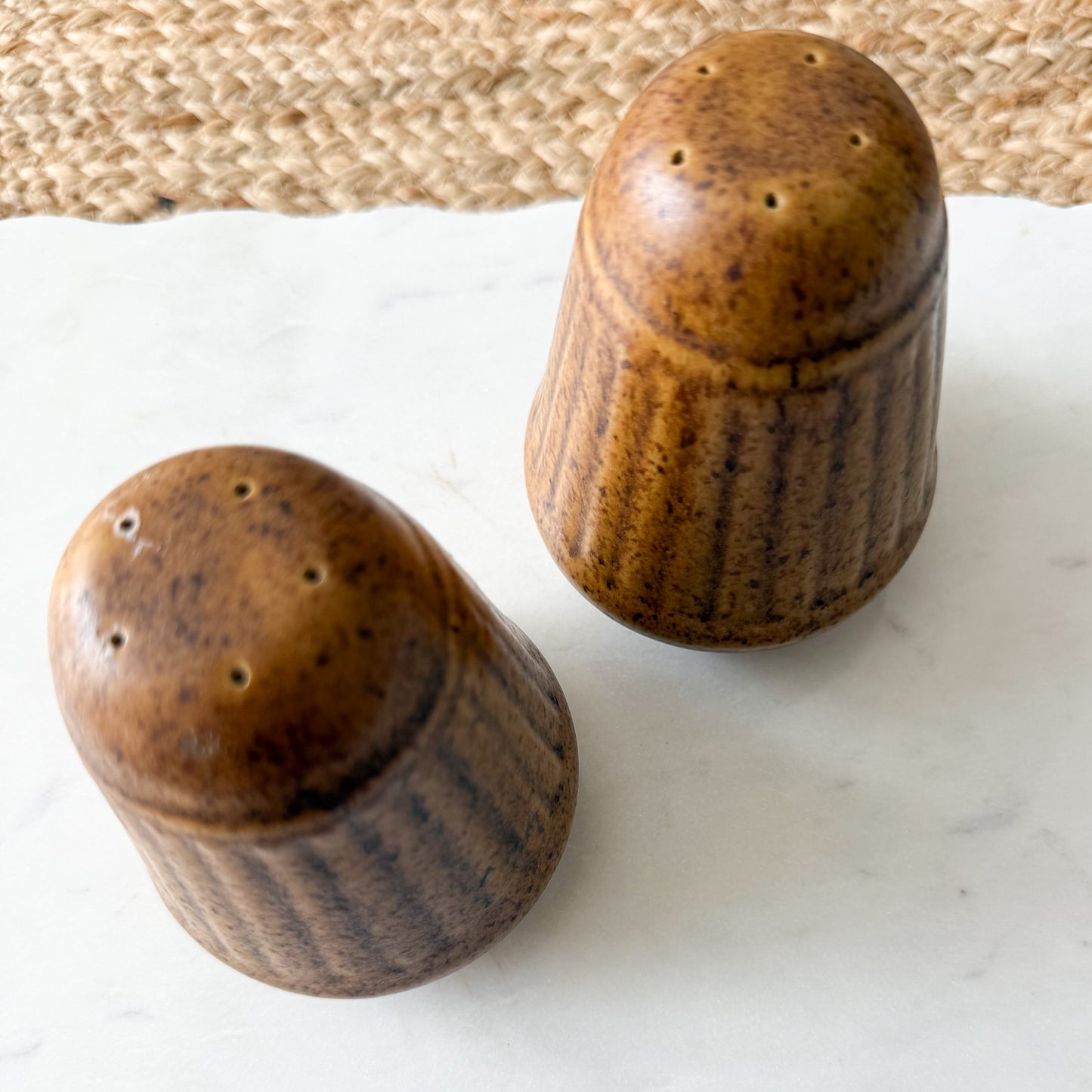 Aiden Vintage MCM Mid Century Modern Ceramic Shaker Set