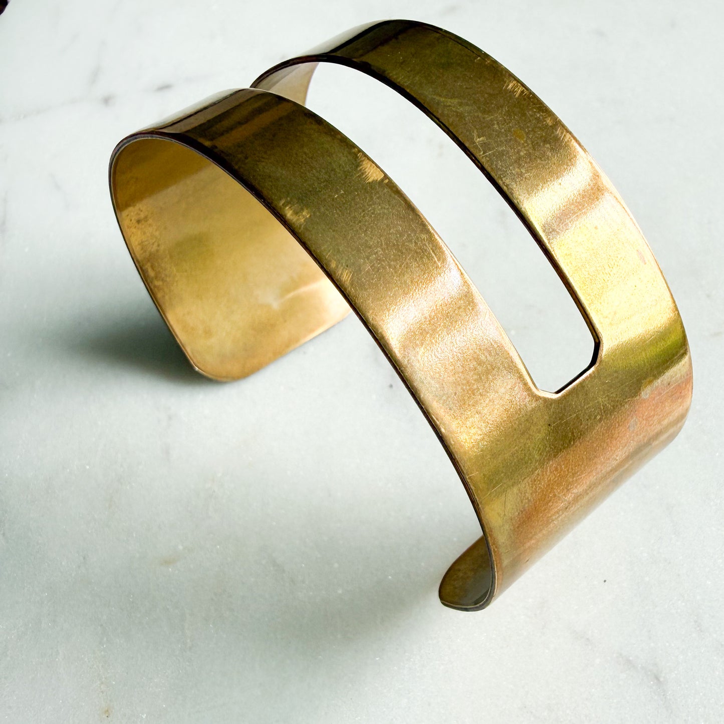 Sunny Brass Open Cuff Bangle