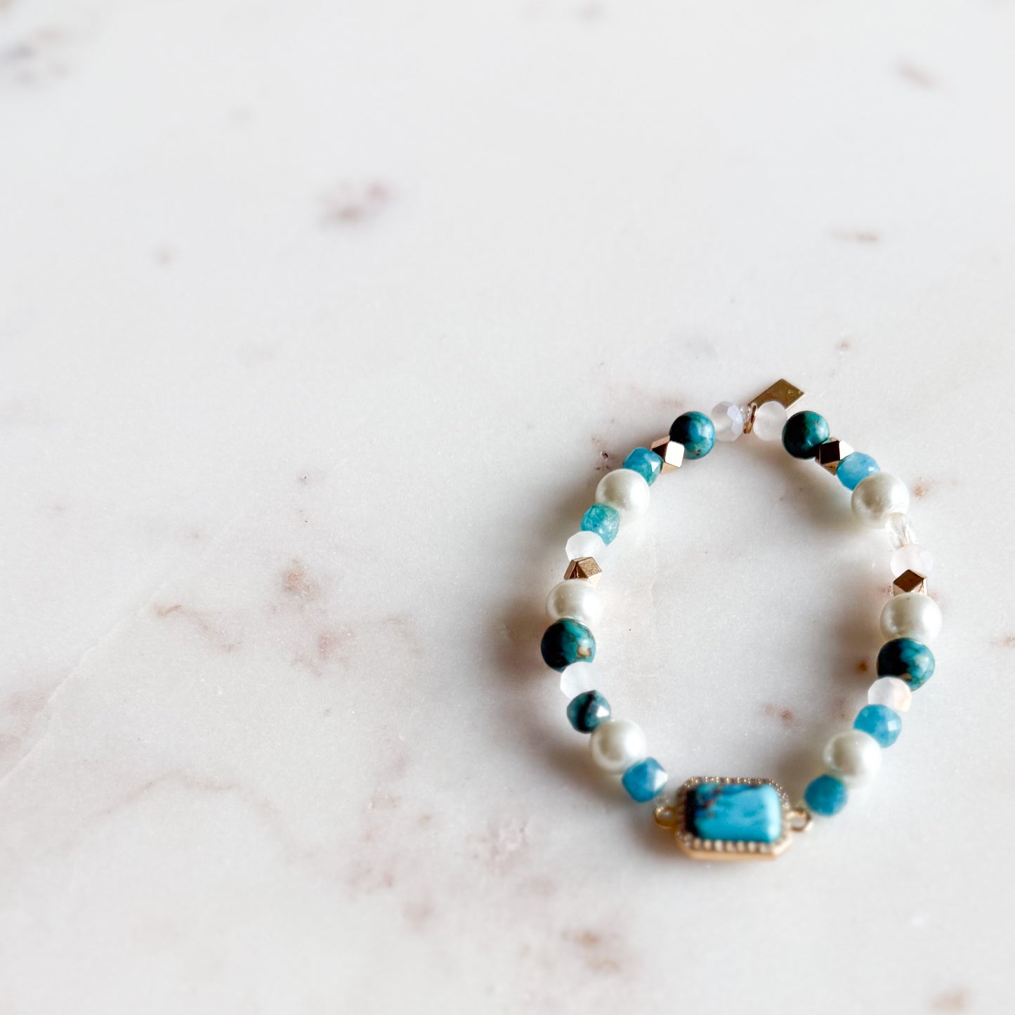 Lina Freshwater Pearl Semi-Precious Stone Bracelet