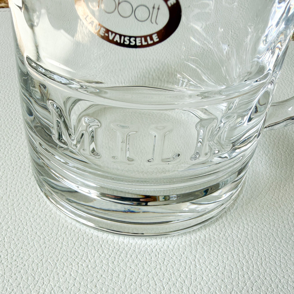 Betty Vintage Abbott Crystal Milk Creamer Jug with Handle