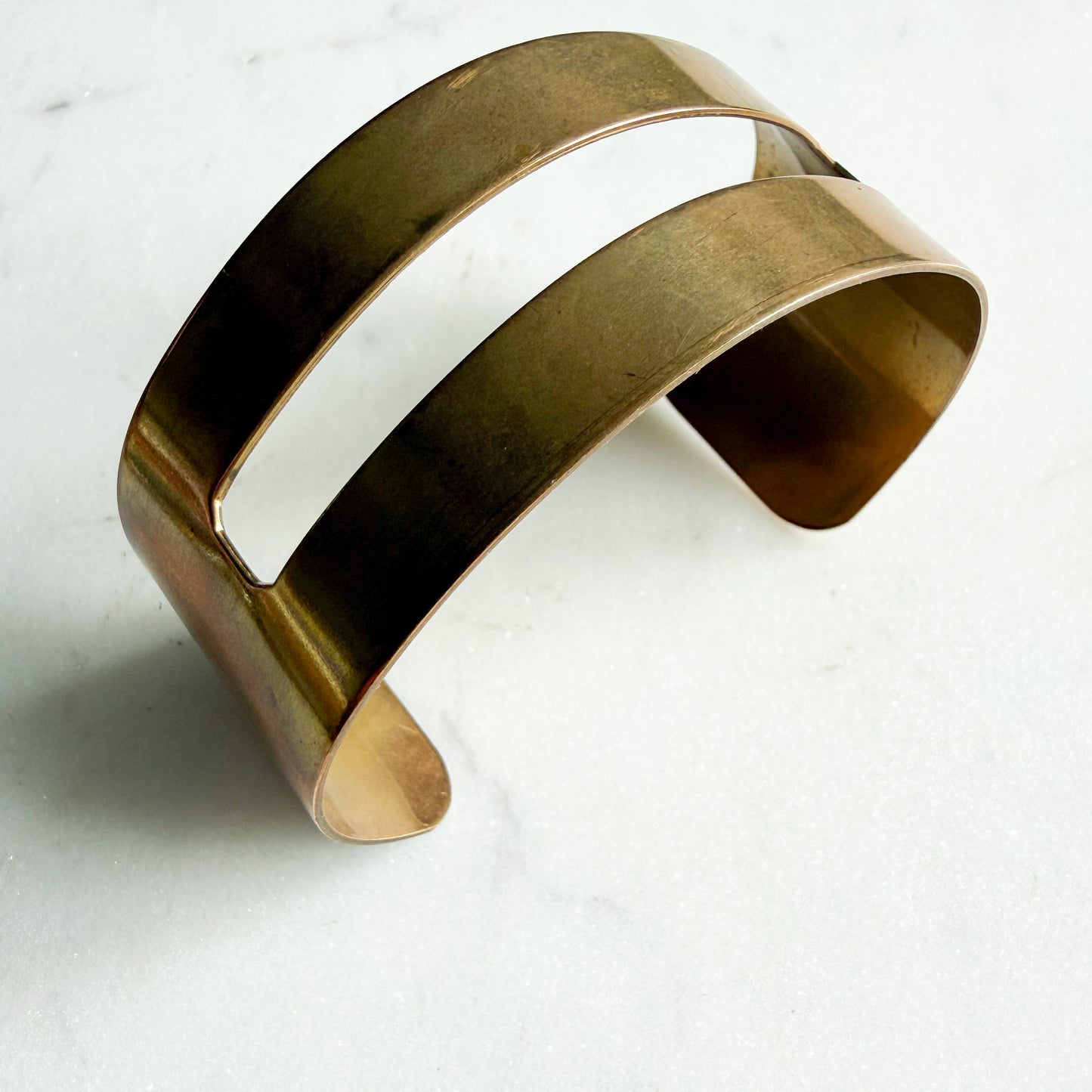 Sunny Brass Open Cuff Bangle