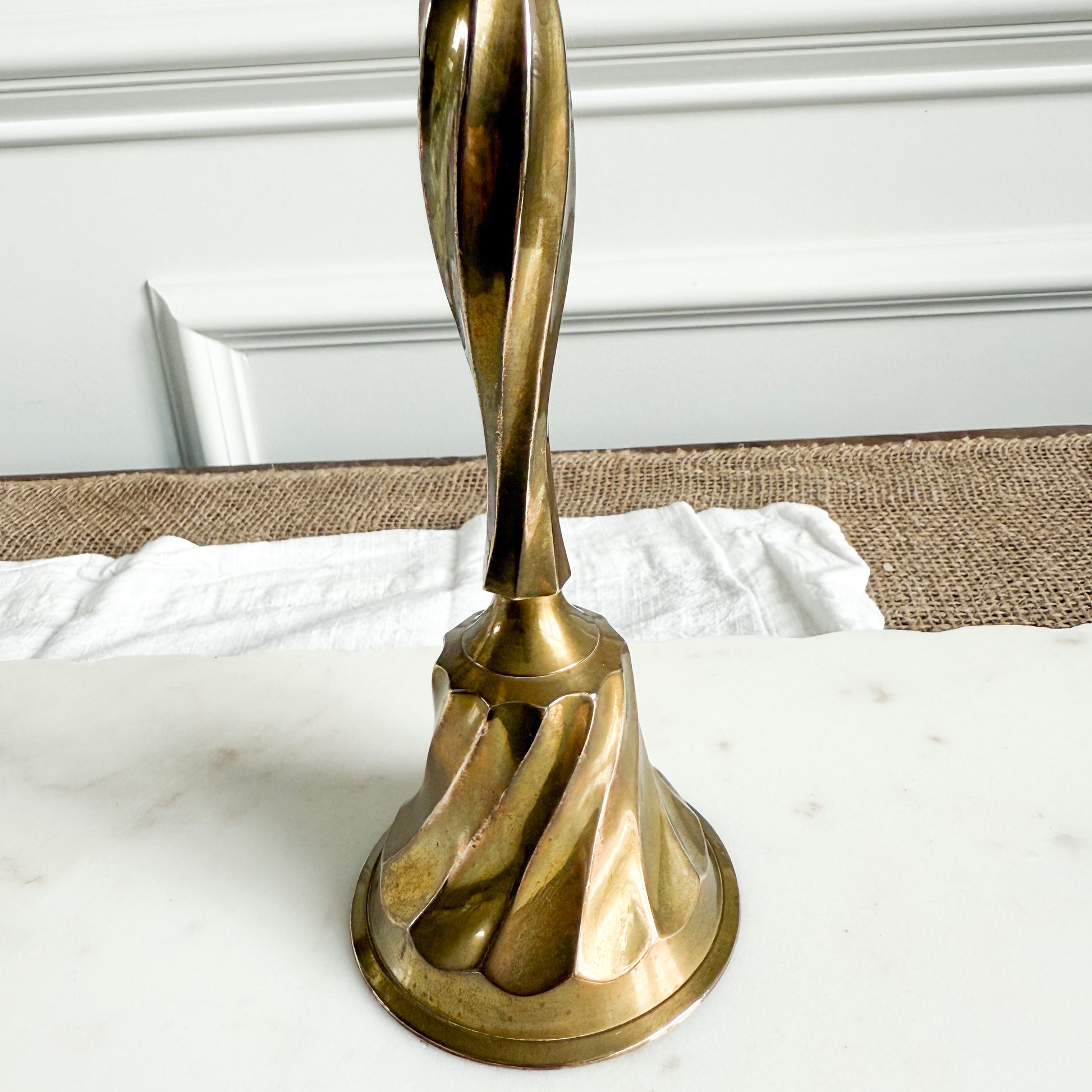 Beckley Vintage Solid Brass Dinner Bell