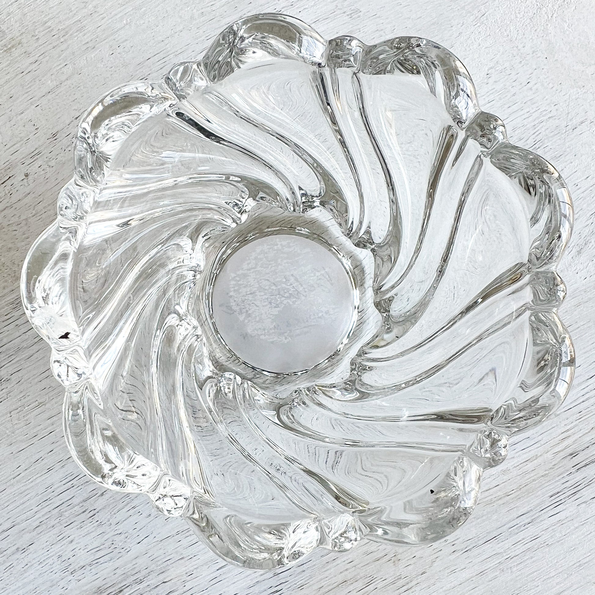 Carnation Vintage Glass Sustainable Jewelry Bowl