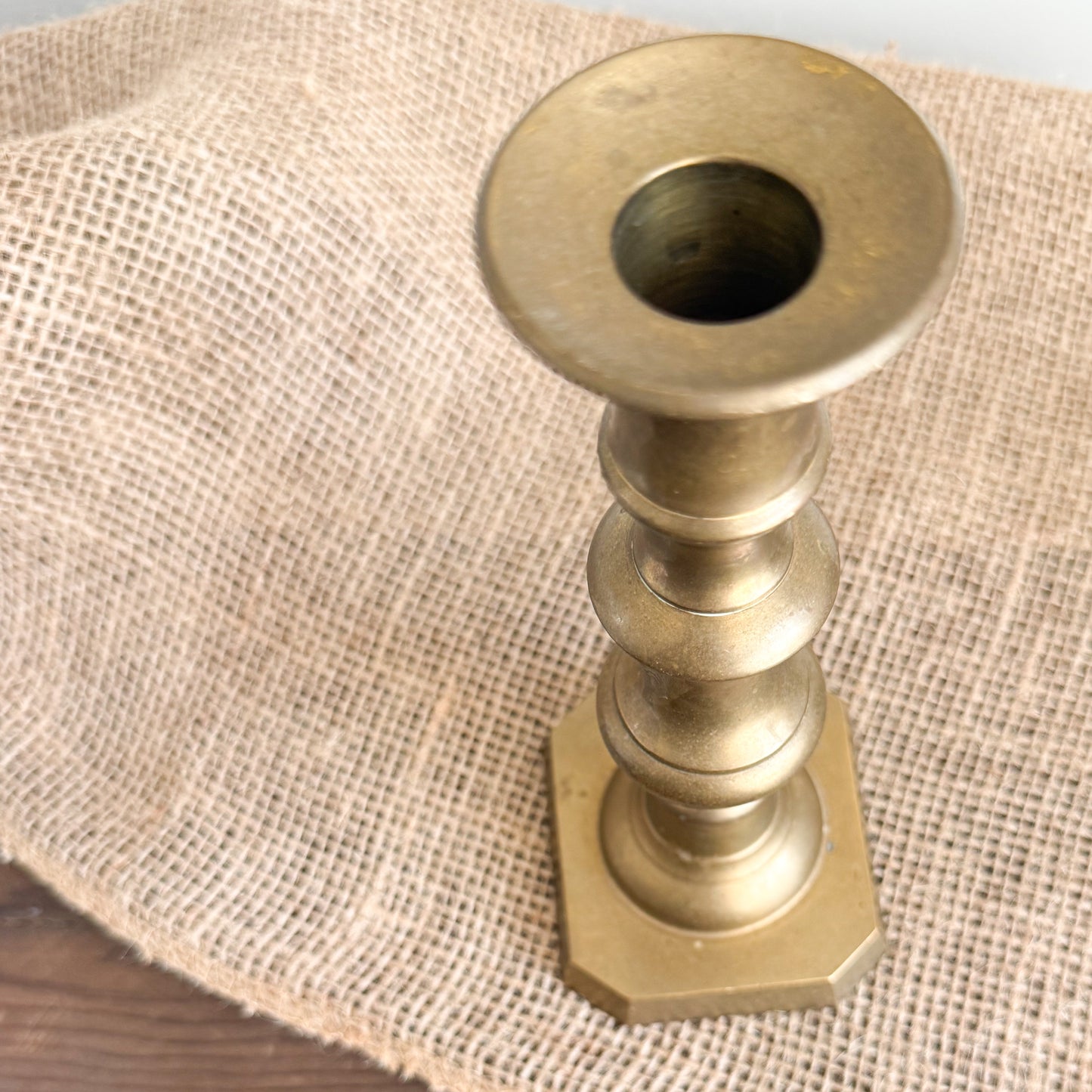 Lumier Vintage Brass Candle Holder