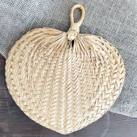 Amalie Vintage Palm Leaf Wall Decor Fan