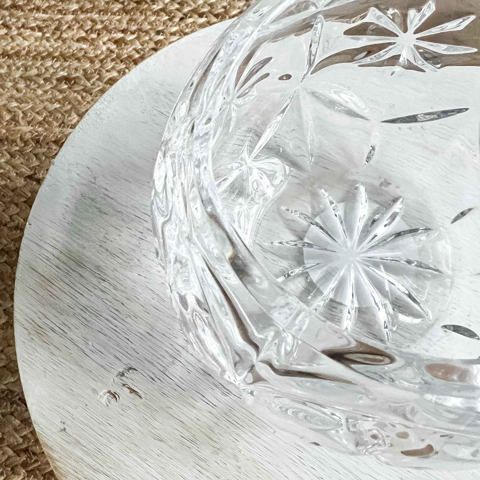 Willow Creek Vintage Crystal Jewelry Bowl