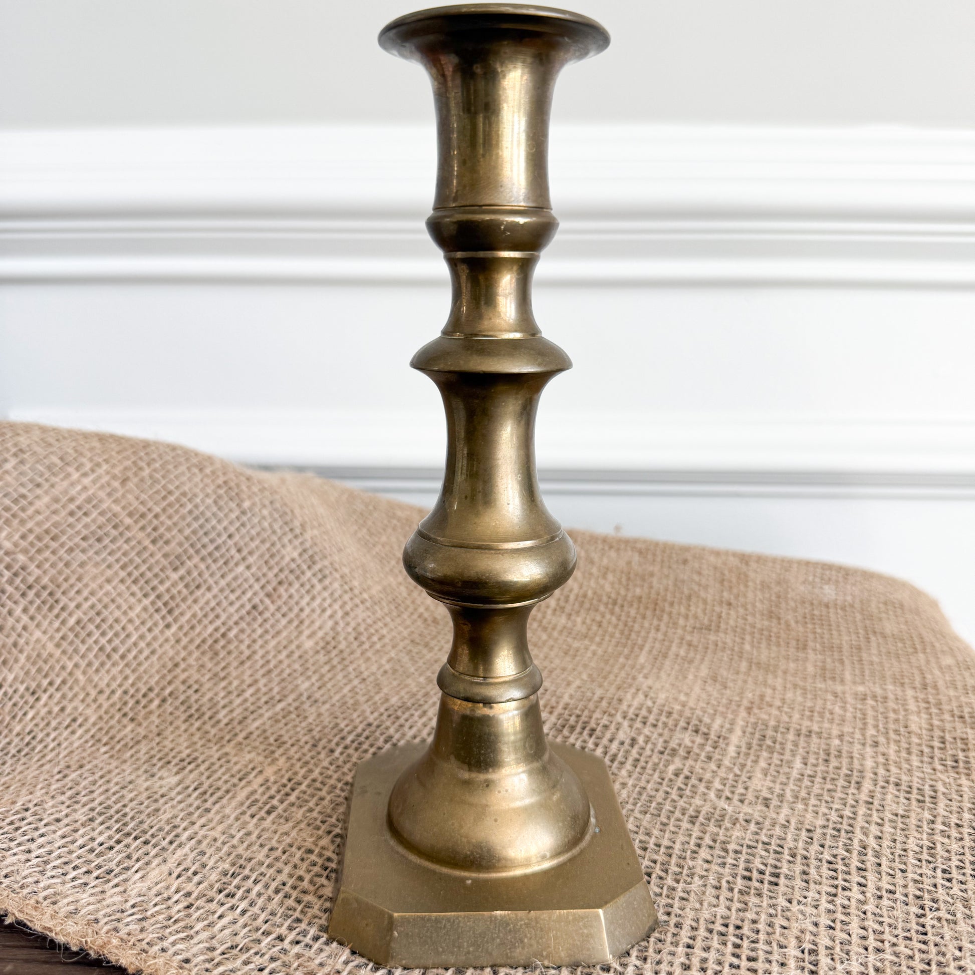 Lumier Vintage Brass Candle Holder