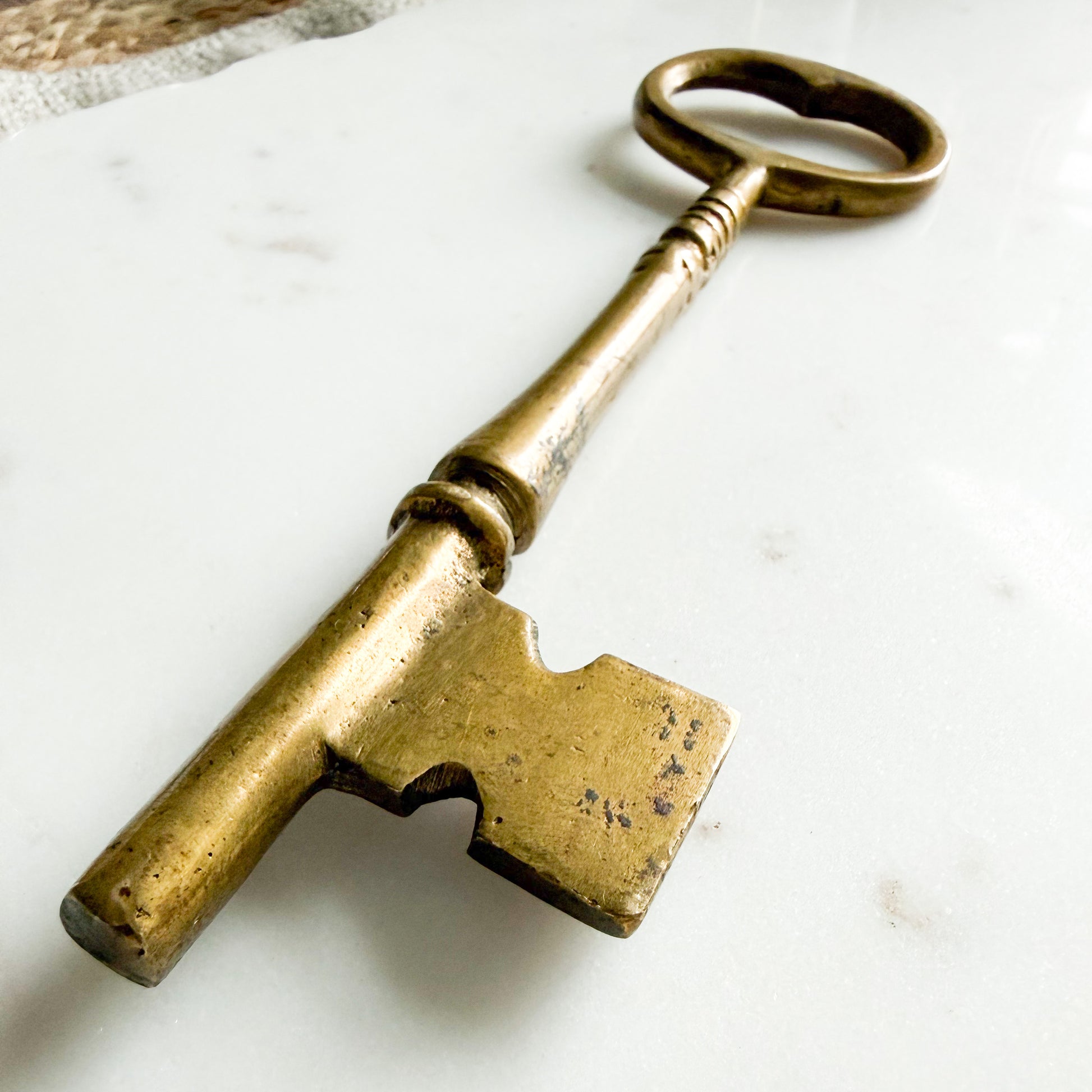 Legacy 1800’s Antique Brass Large Skeleton Key