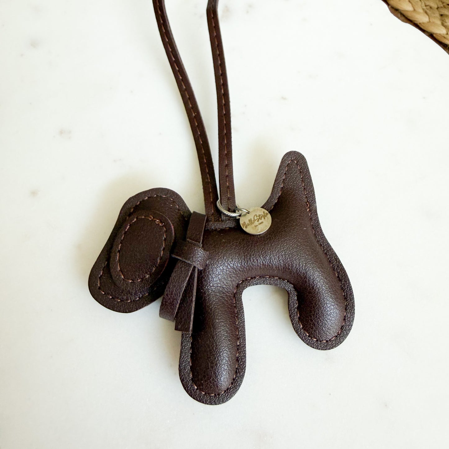 Scotty Faux Leather Dog Purse Charm