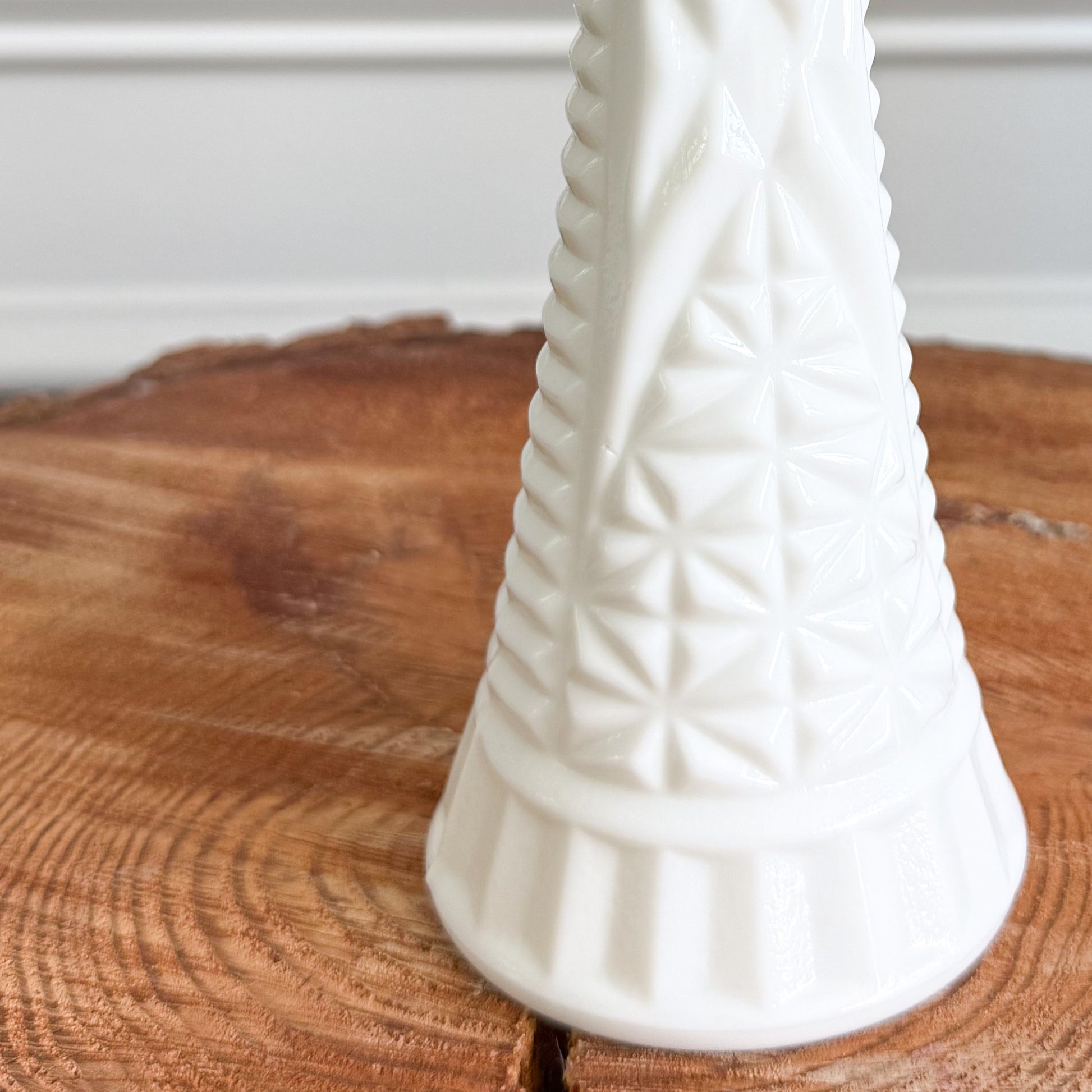 Maine Milk Glass White Vintage Vase