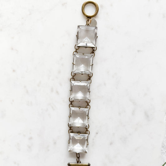 Dede Archive Antique Square Crystal Bracelet