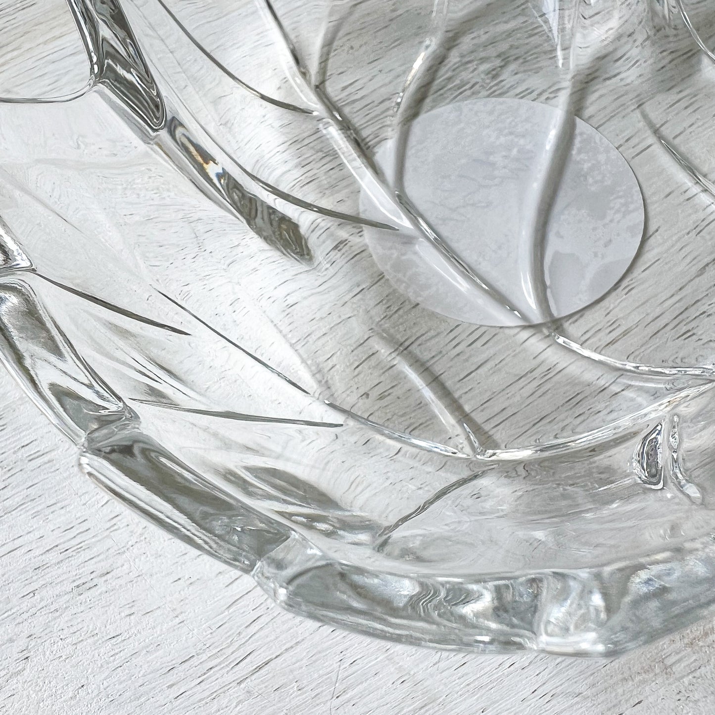 Maple Leaf Vintage Crystal Sustainable Jewelry Bowl