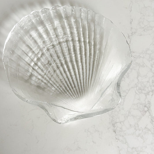 Shell Crystal Glass Jewelry Sponge Dish - BelleStyle