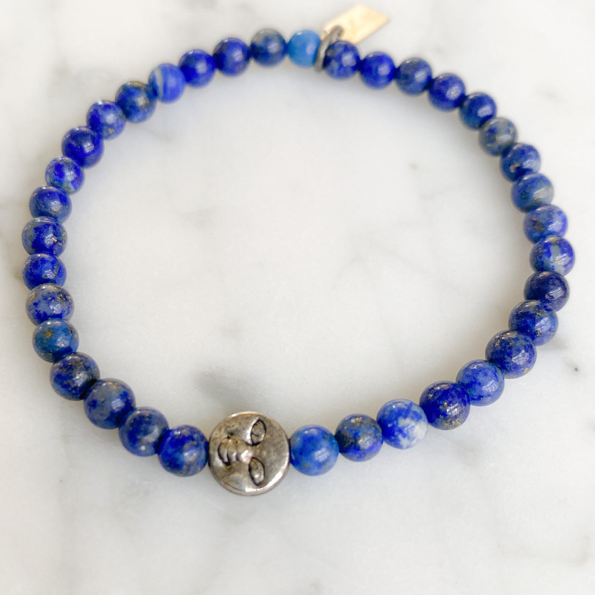 Moon Lapis Lazuli Bracelet - BelleStyle