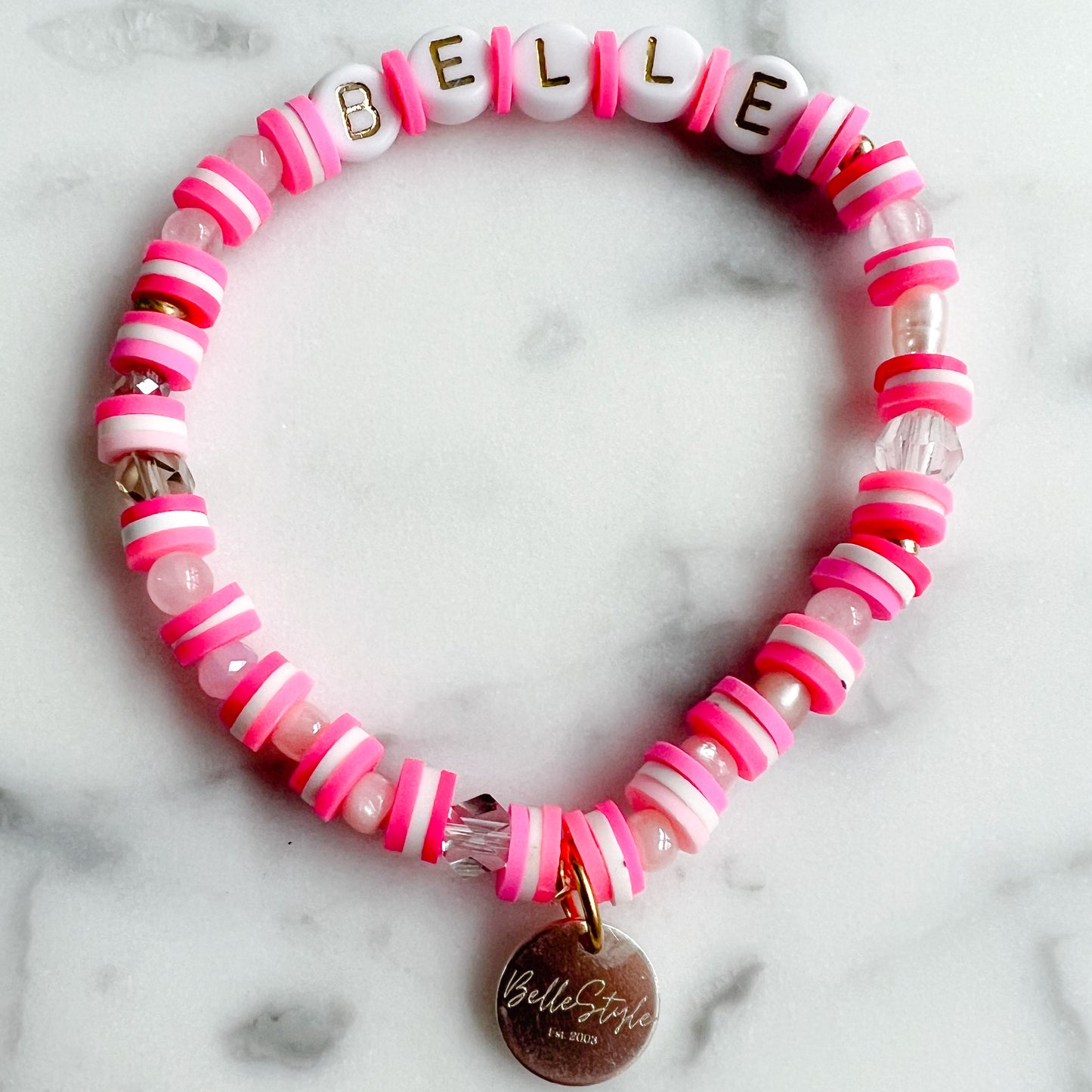 Belle Friendship Bracelet Pink - BelleStyle