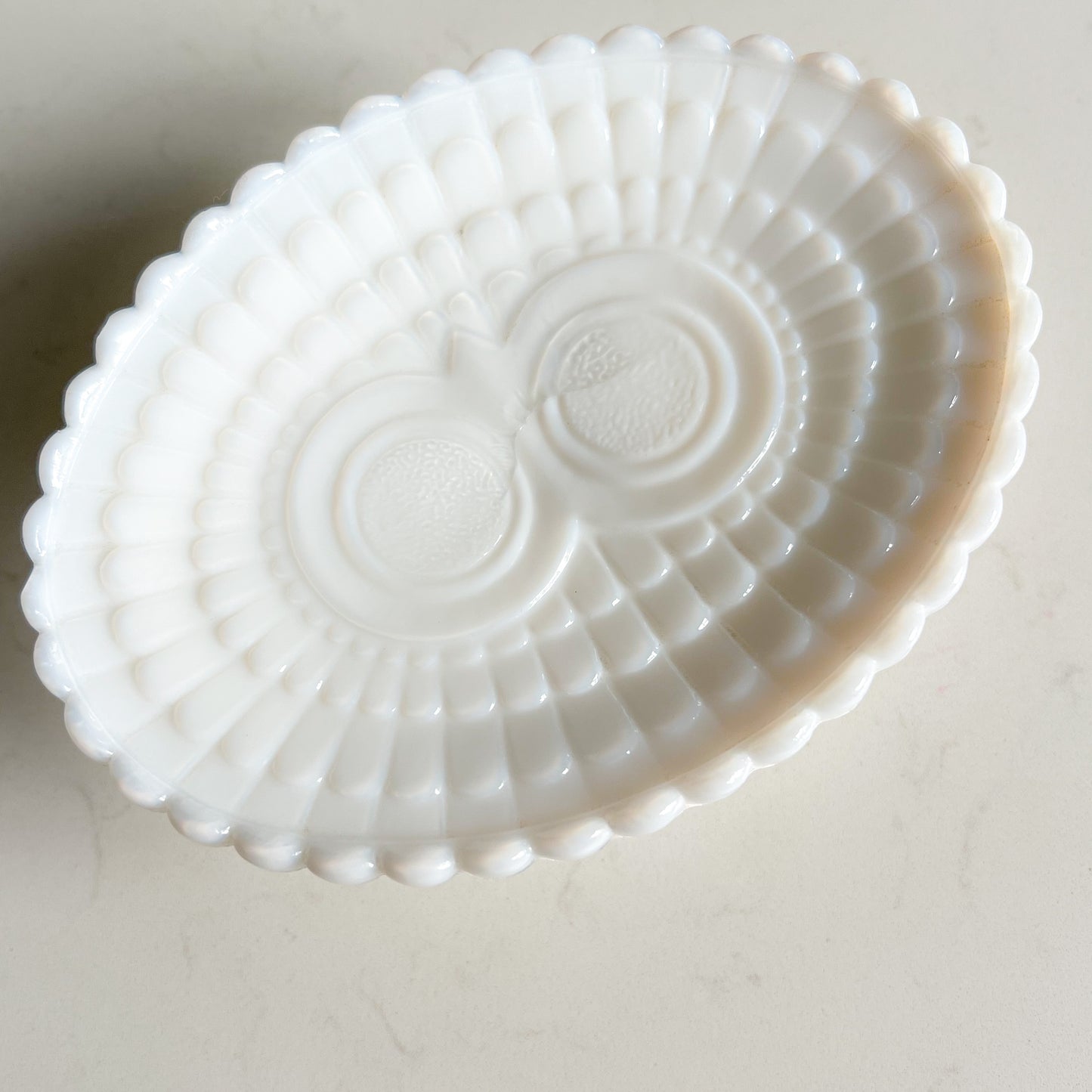 Mermaid Milk Glass Soap Jewelry Sustainable Dish - BelleStyle