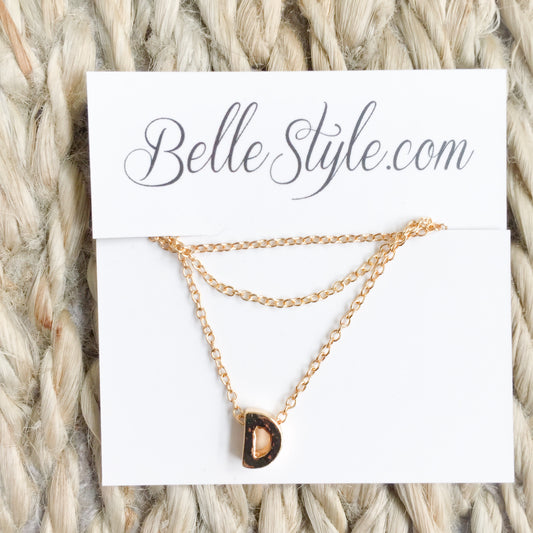 Letter Necklace - BelleStyle