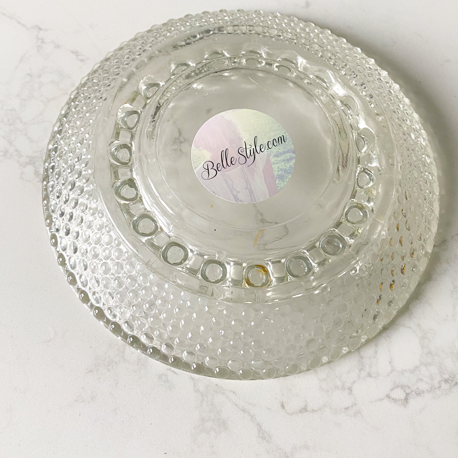 Sustainable Crystal Dot Smudge Dish - BelleStyle
