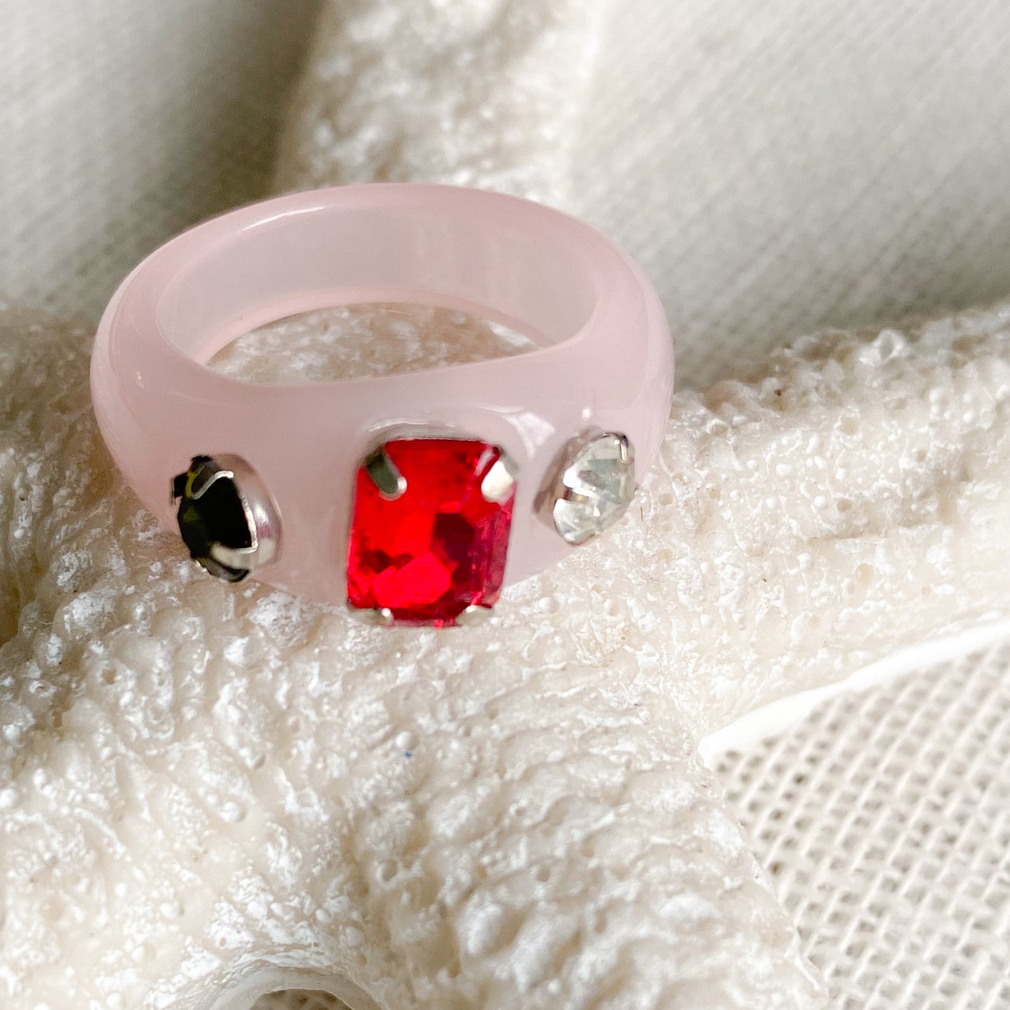 Candy Paint Pink Party Ring - Bellestyle