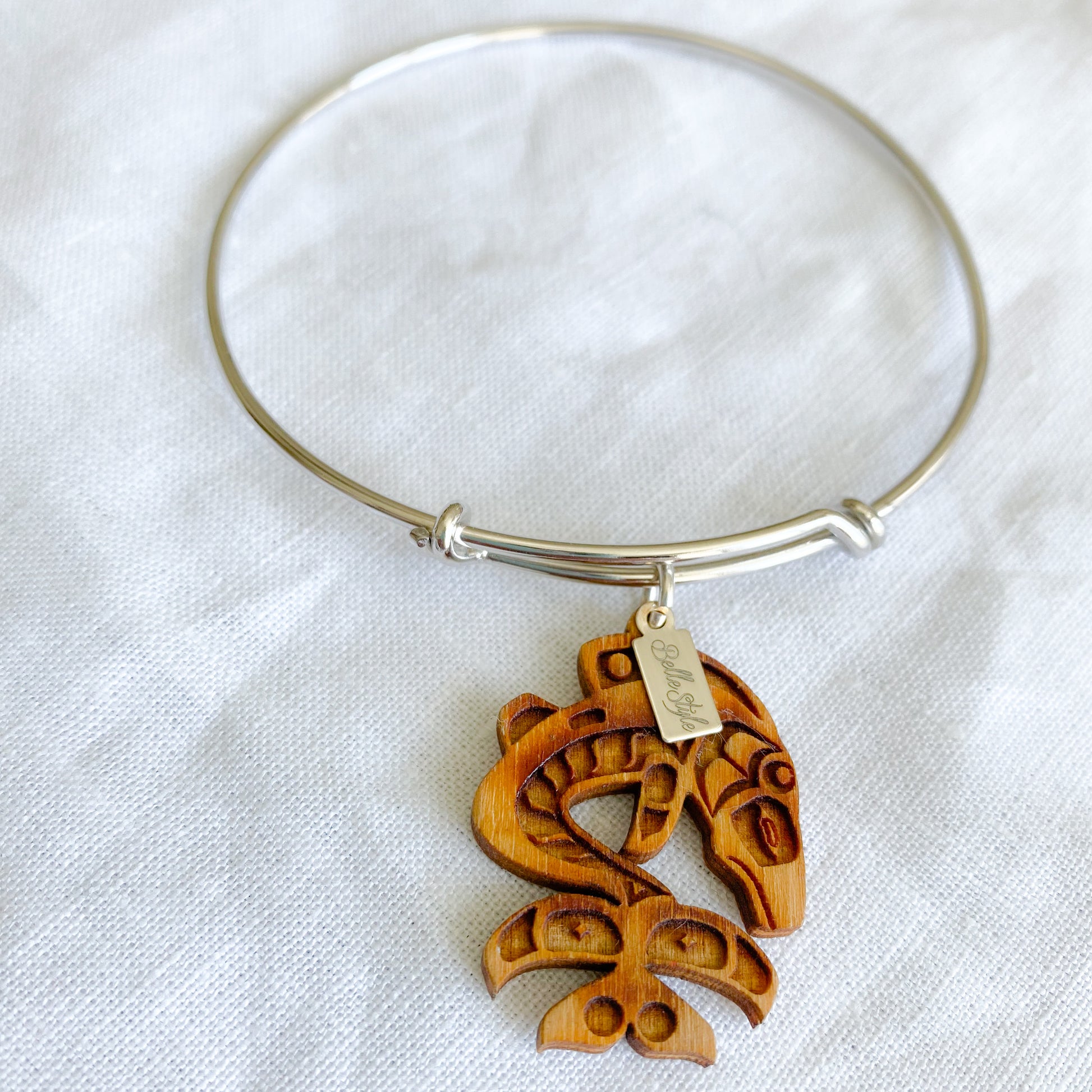 Sustainable Lucky Fish Charm Bracelet - BelleStyle