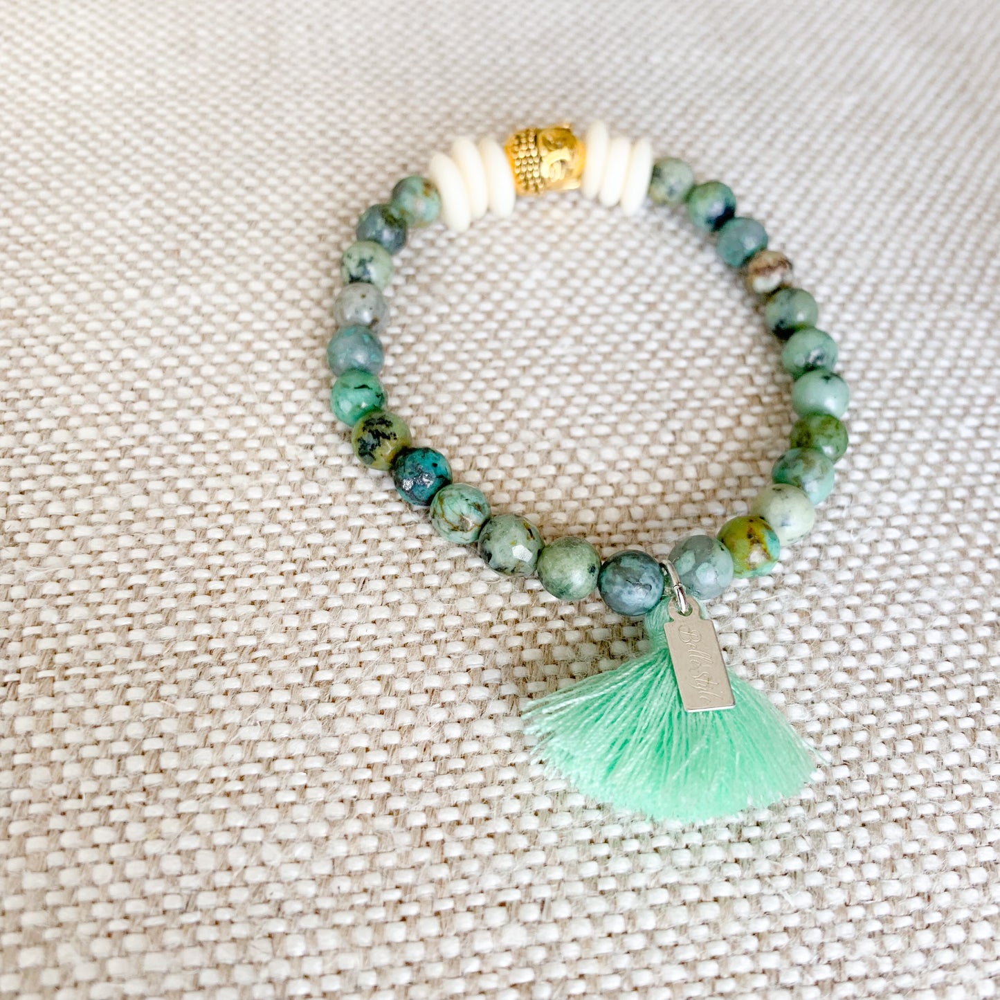 Buddha Bracelet in Turquoise - BelleStyle