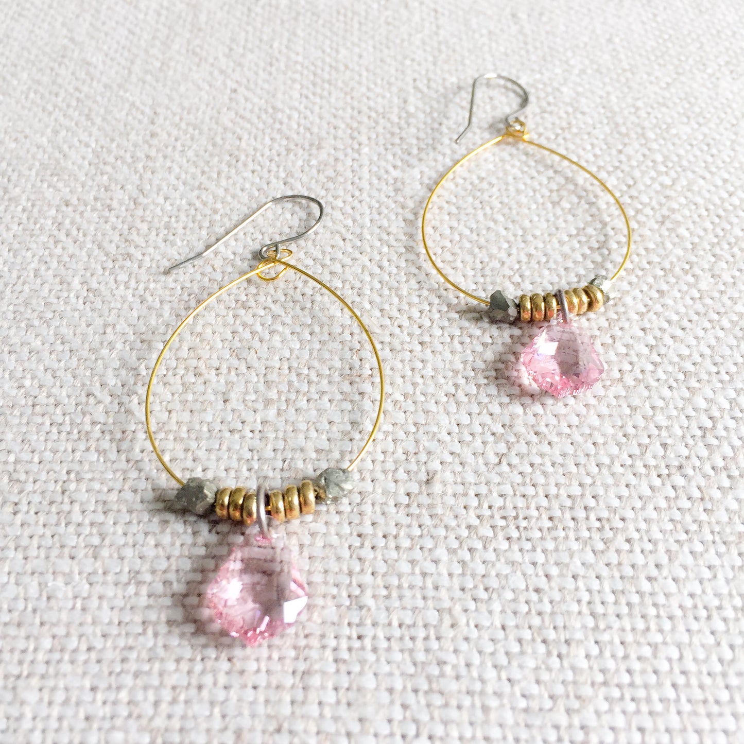 Pink Ivy Earrings - BelleStyle