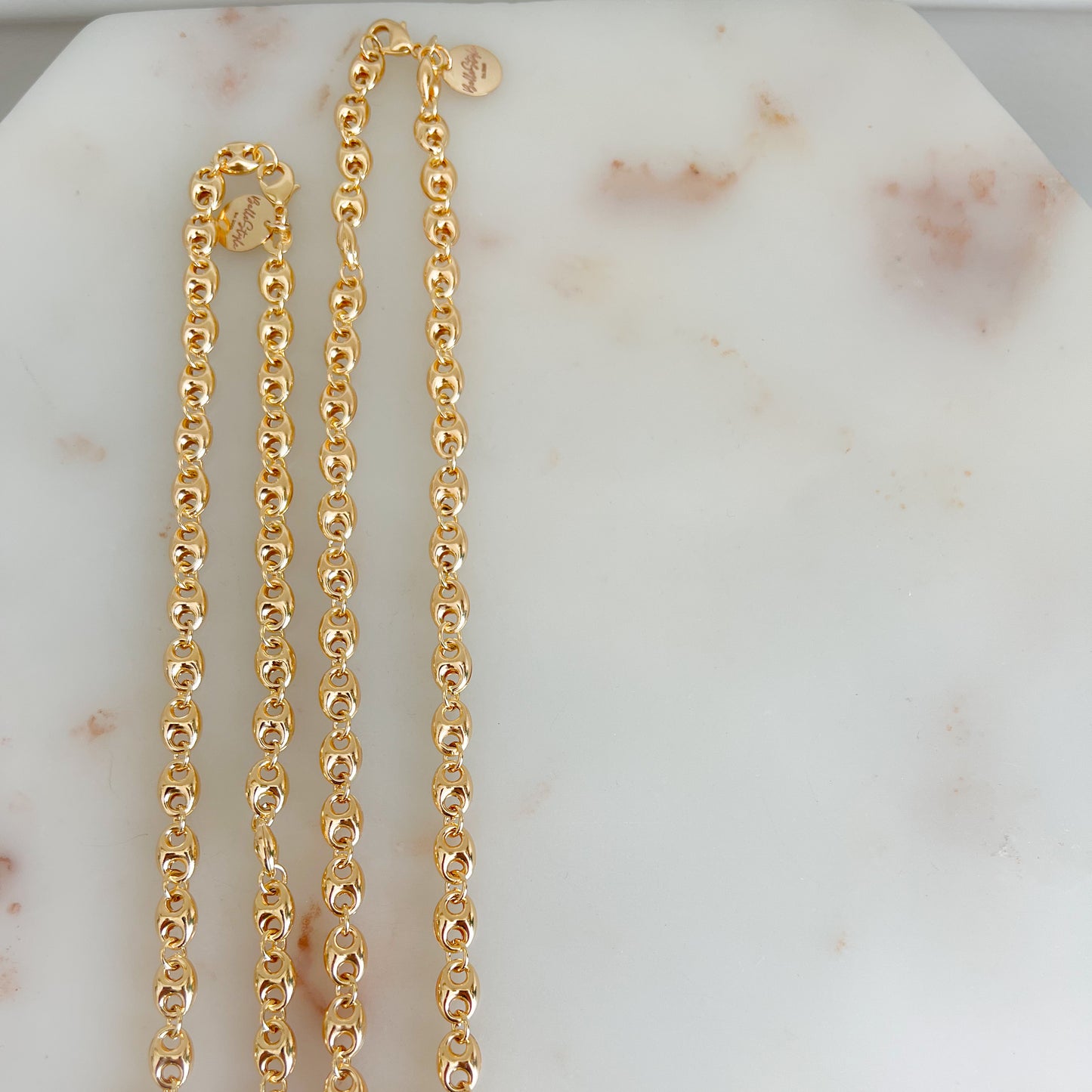 Soda Tab Small 5mm Gold Filled Chain Necklace