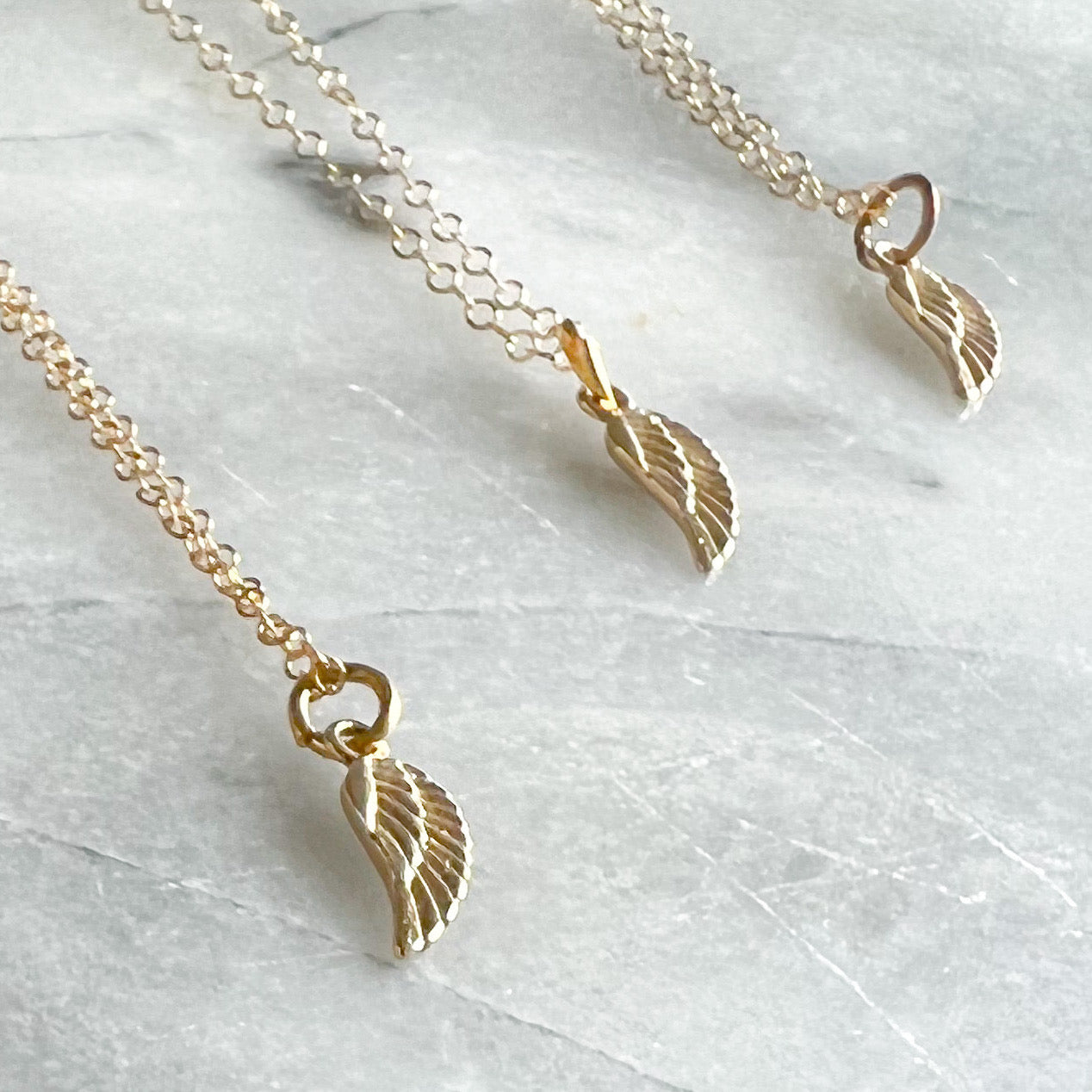 Angelwing 14K Necklace - Bellestyle