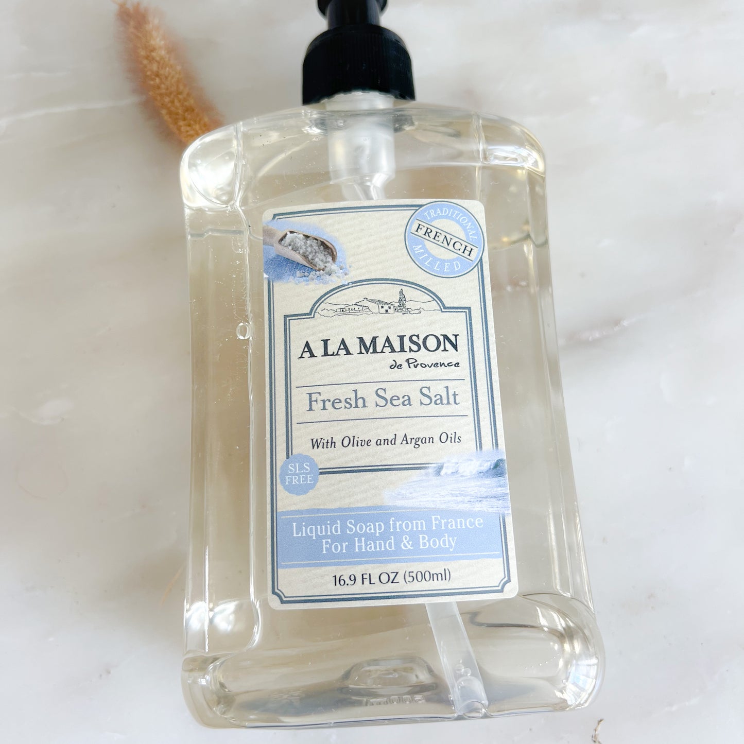 A La Maison de Provence Fresh Sea Salt Liquid Hand and Body Soap - BelleStyle