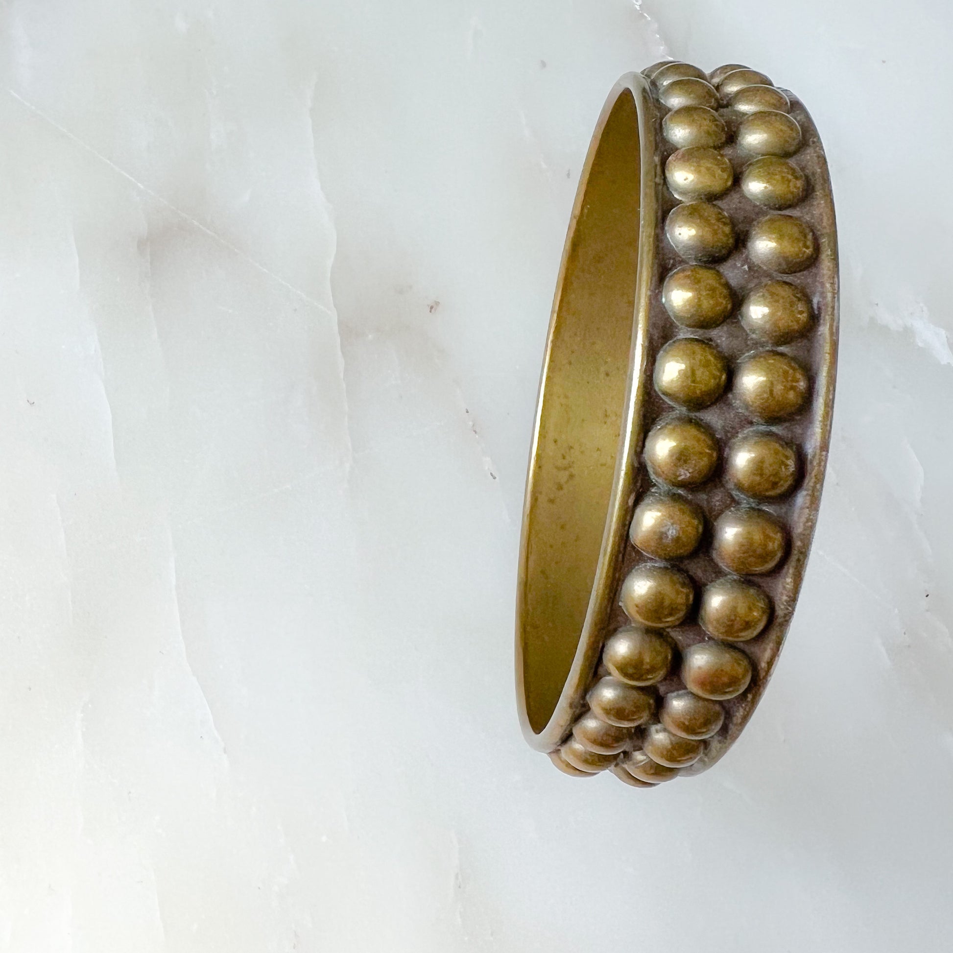 Dot Dot Brass Vintage Bracelet - BelleStyle