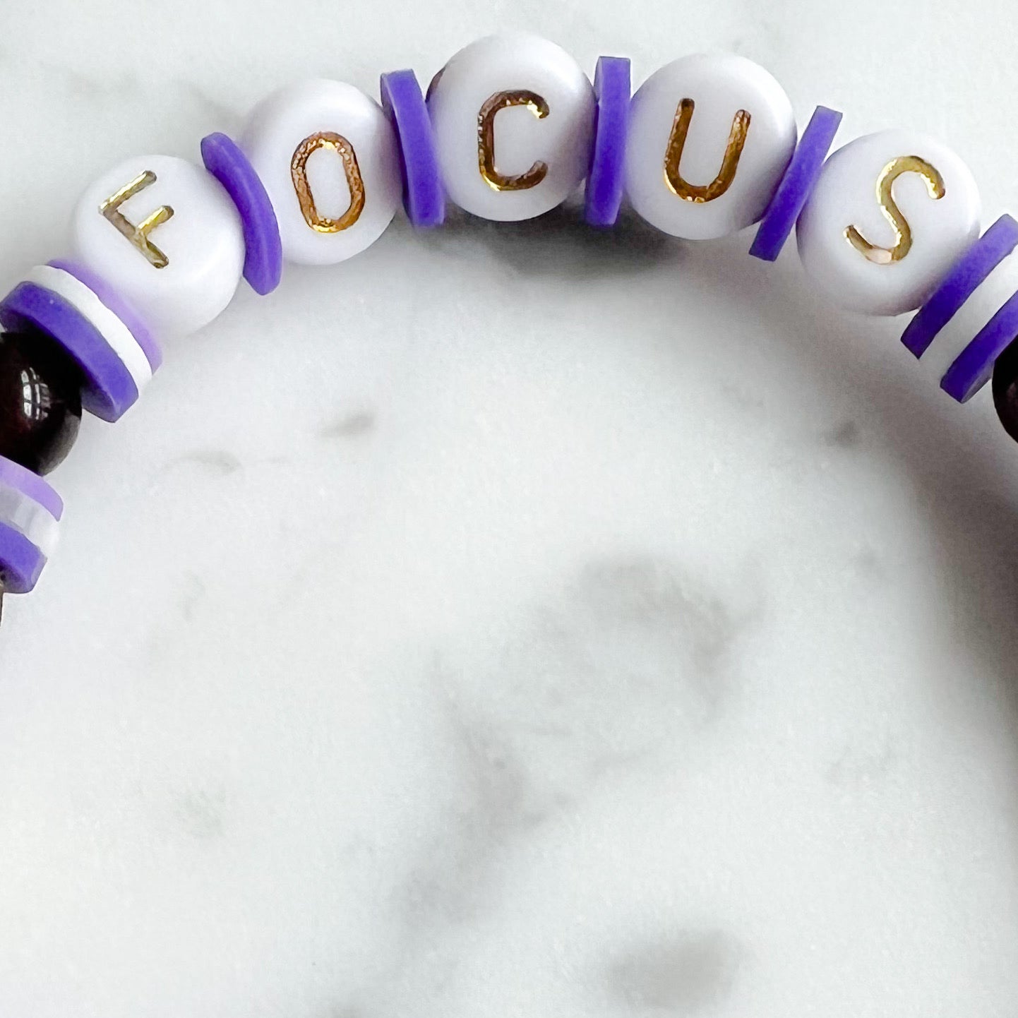 FOCUS Friendship Bracelet Purple - BelleStyle