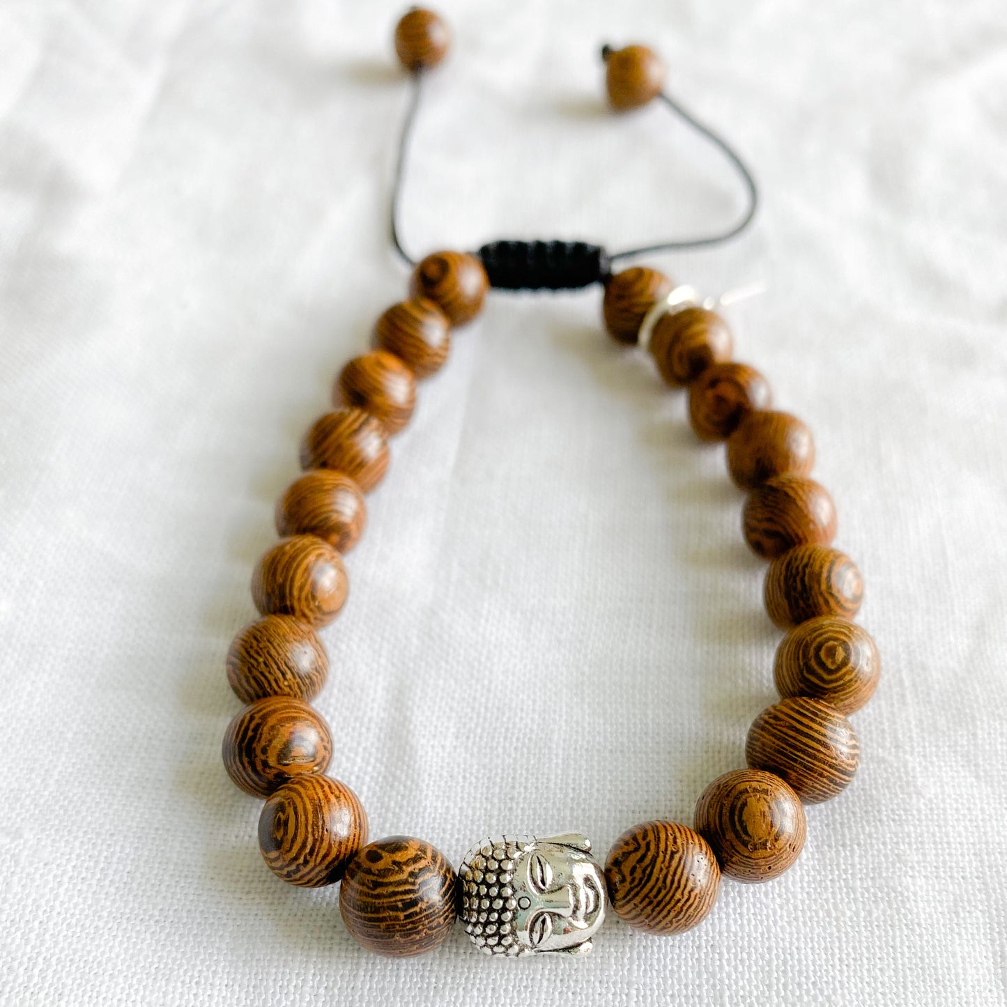 Wood Buddha Unisex Bracelet - BelleStyle