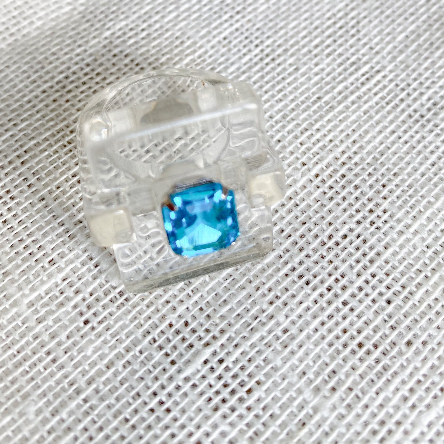Candy Paint Rectangle Ring - BelleStyle