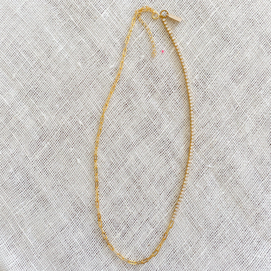 Perrier Rhinestone Necklace