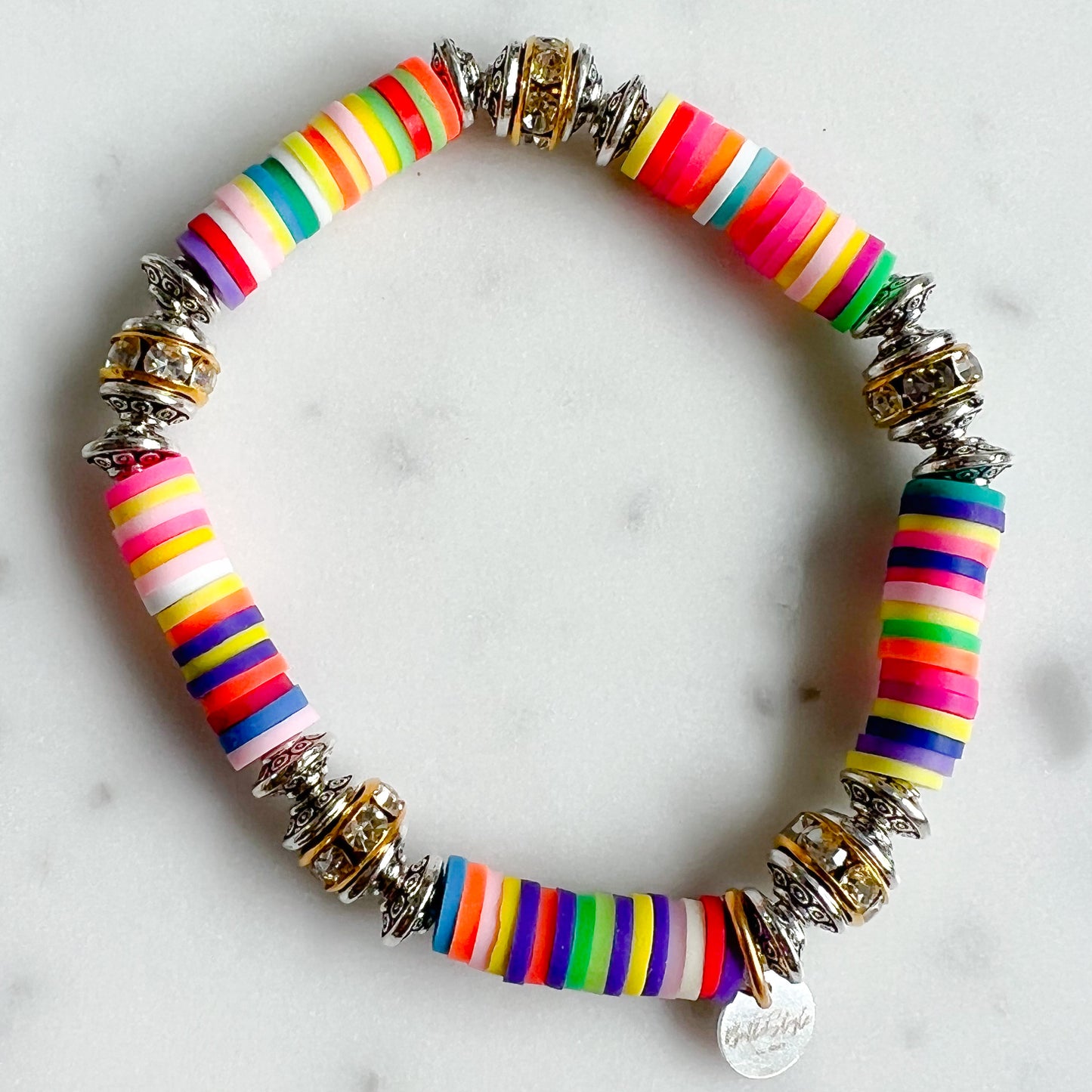 Rainbow Goldie Friendship Bracelet - BelleStyle 