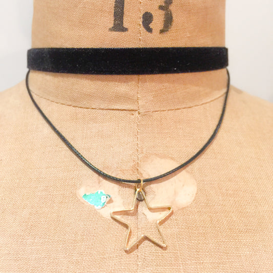 Star Choker Necklace - BelleStyle
