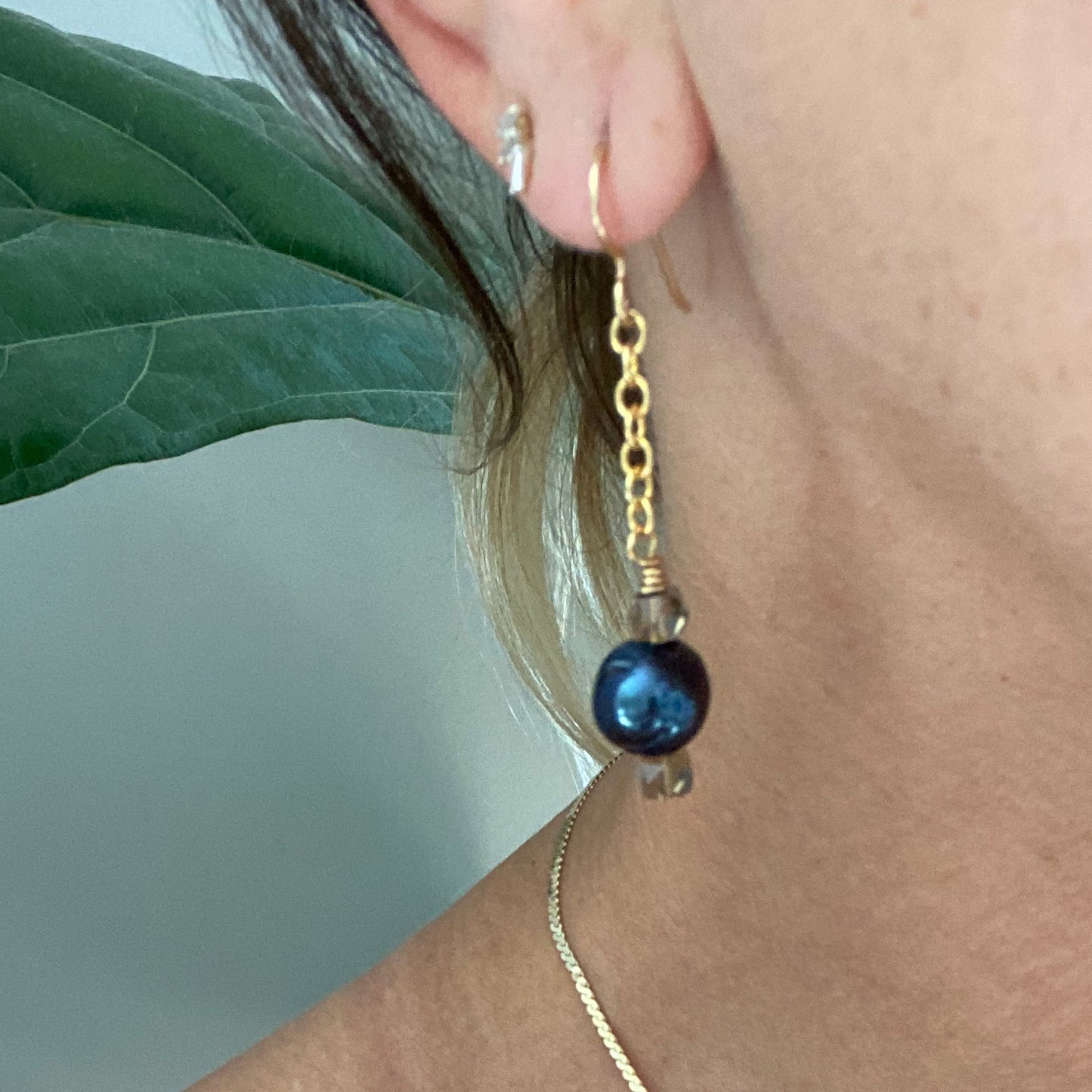 Layla Freshwater Pearl Dangle Earrings - BelleStyle