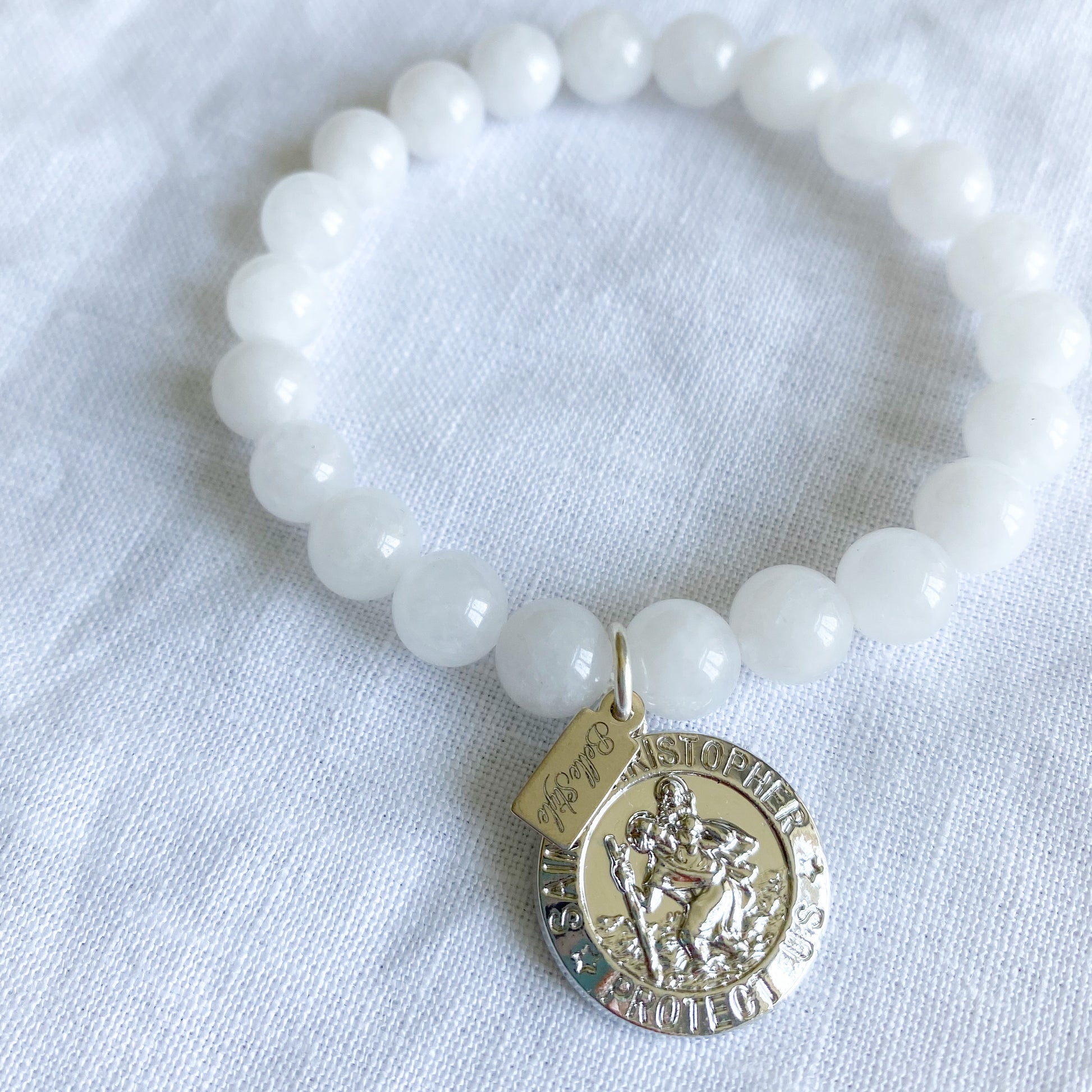 St. Christopher Protect Us Bracelet - BelleStyle