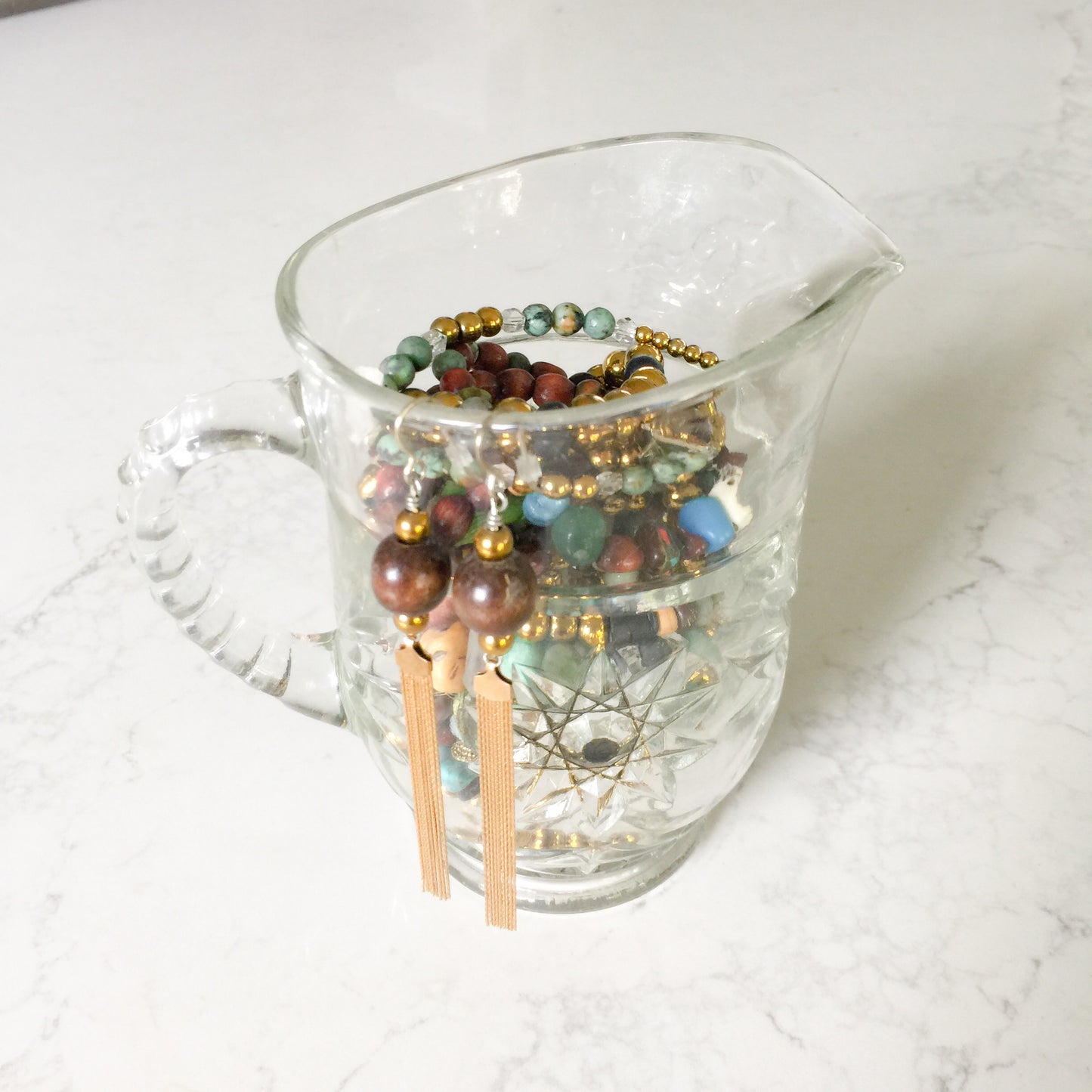 Crystal Jewelry Pitcher - BelleStyle
