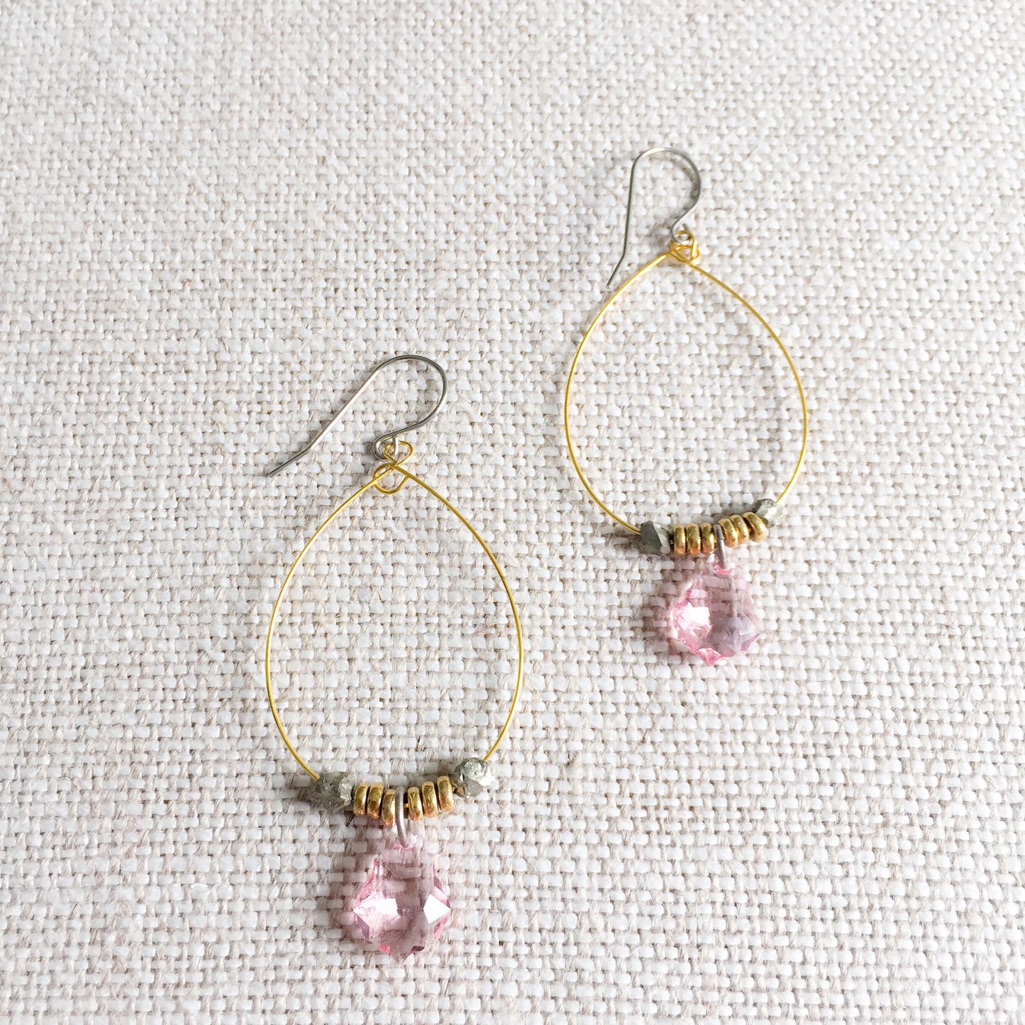Pink Ivy Earrings - BelleStyle