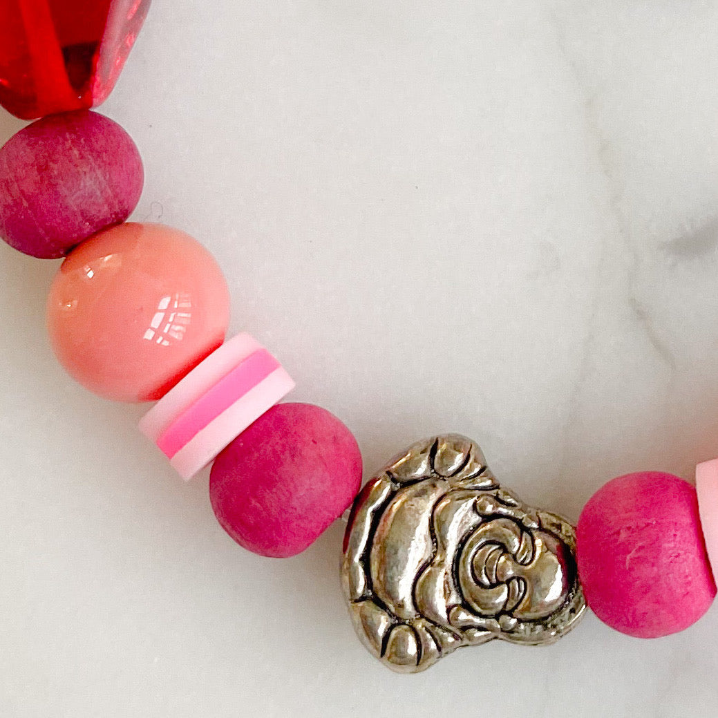 Buddha Pink Bracelet - BelleStyle