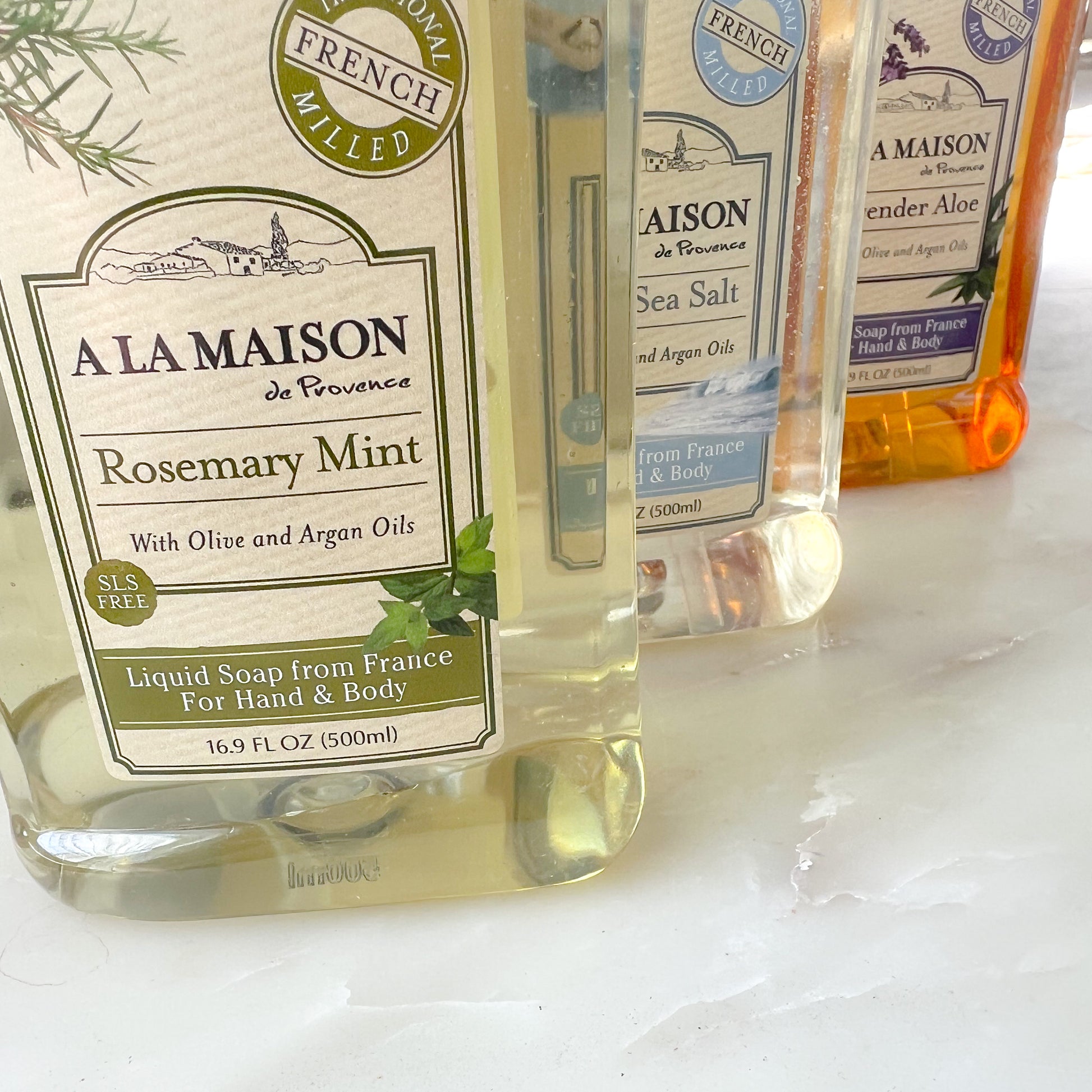 A La Maison de Provence Rosemary Mint Liquid Hand and Body Soap - BelleStyle