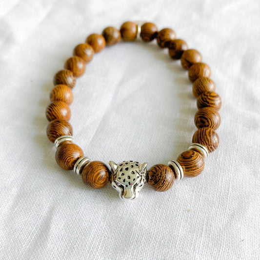 Wood Leopard Unisex Bracelet - BelleStyle