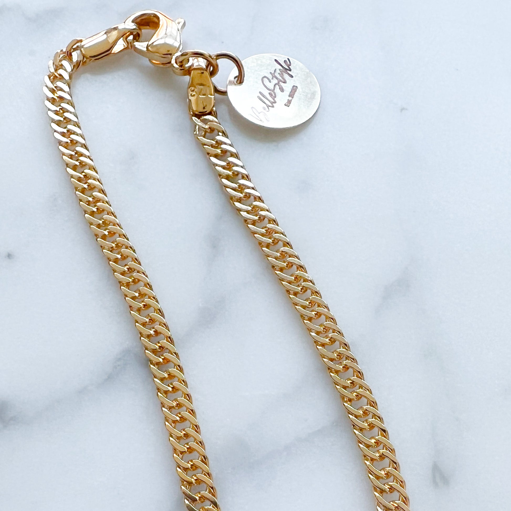 Lee Fishtail Gold chain Bracelet - BelleStyle