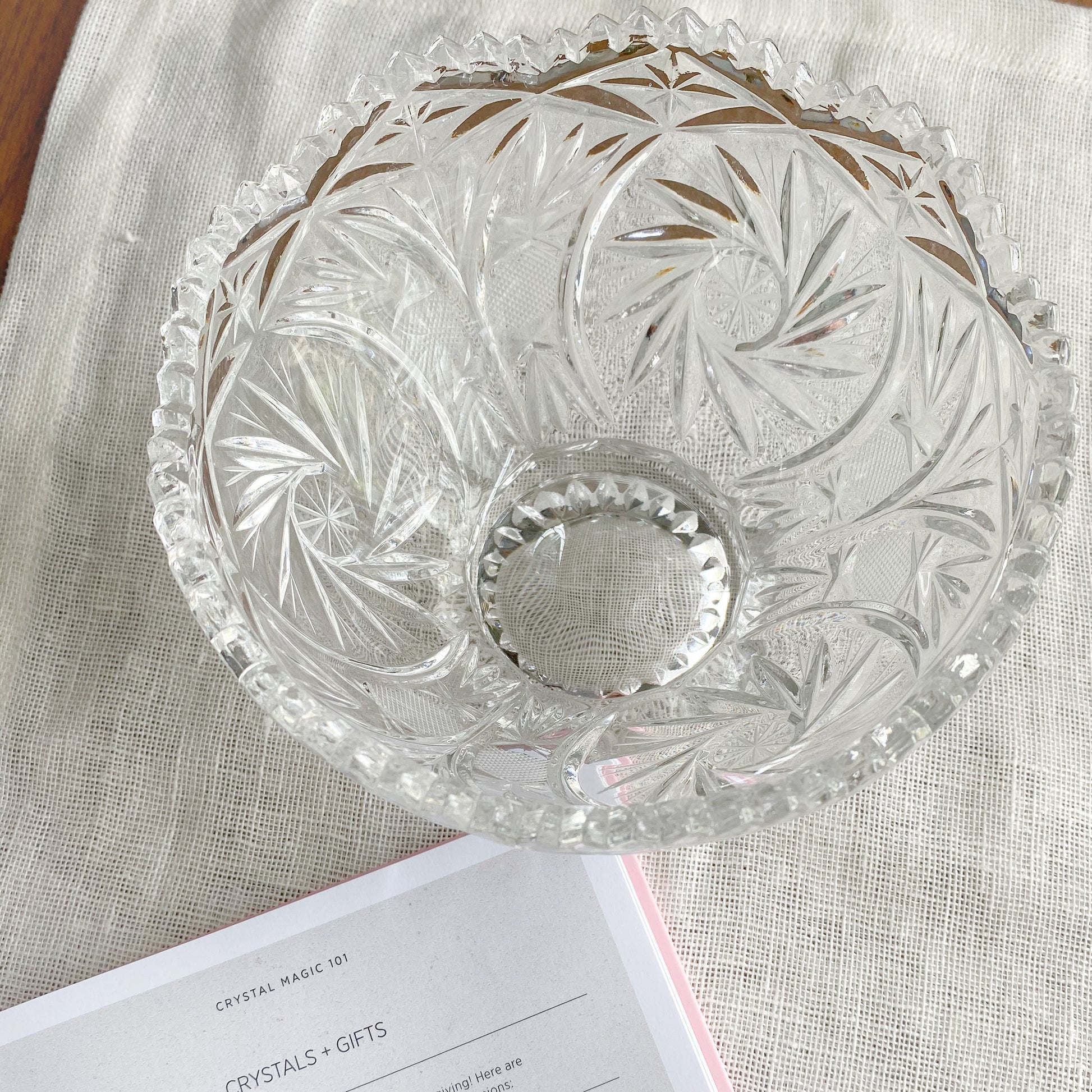 Logan Sustainable Crystal Bowl - Bellestyle